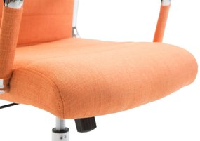 Kancelárska stolička Kolumbus - látka - Oranžová