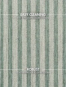 Zelený/krémovobiely vnútorný a vonkajší koberec 120x170 cm Haringey Linley – Ted Baker