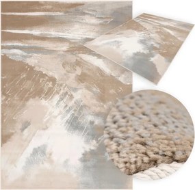 Koberec FD Sensi Bizar tmavobéžový