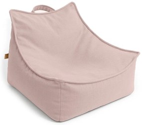 Štvorcový sedací vak Outzy, rosy-dune-pink
