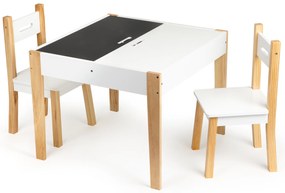 Stôl s dvoma stoličkami, detská nábytková súprava T25516