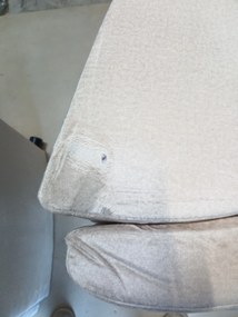 AKCIA Rozkladacia sedacia súprava do U LIVARO 305x140 cm, krémová II. akosť