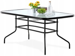 Záhradný stôl NEO 150 cm čierny