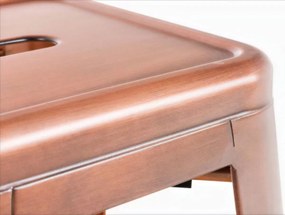 Kovová barová stolička Josh (SET 2 ks) - Meď