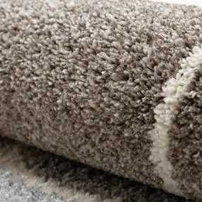 Dywany Łuszczów, Kusový koberec Fusion 0810 beige/brown, 140x190, viacfarebná, kancelária