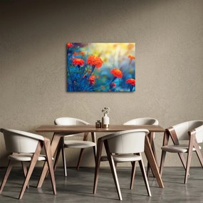 Obraz - Oranžové kvety (70x50 cm)