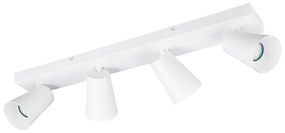 Biele bodové svietidlo ø 8 cm Sharp – Trio