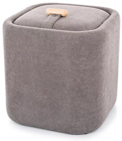 Taburet Nap s úložným prostorem šedý