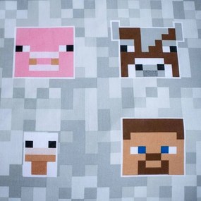 JERRY FABRICS Obliečky Minecraft Adventure Bavlna, 140/200, 70/90 cm