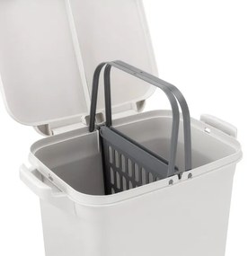 Odpadkový kôš NARDAN 42 l sivý