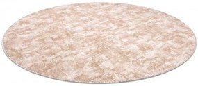 Koberec kruh SOLID béž 30 BETON