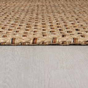 Flair Rugs, AKCIA: 60x150 cm Kusový koberec Chunky Jute Sol Natural, hnedá, chodba / predsieň