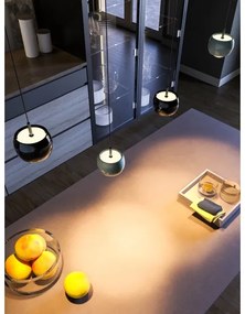 Redo 01-3549 - LED Luster na lanku AVES LED/12W/230V pr. 9,6 cm CRI 90 šedá