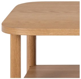 Konferenčný stolík v dekore duba v prírodnej farbe 50x150 cm Banbury – Actona