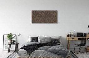 Obraz canvas drevené šesťuholníky 125x50 cm