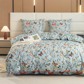 Obliečky z mikrovlákna MONARCH WINGS svetlomodré Rozmer obliečky: 2 ks 70 x 90 cm | 200 x 220 cm