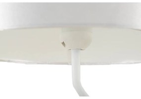 Stolová lampa s textilným tienidlom v bielo-zlatej farbe (výška 64 cm) Dancer – Mauro Ferretti