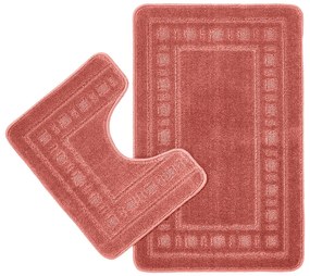 WC kúpeľňové predložky v súprave 2 ks v terakotovej farbe 50x80 cm Armoni – Catherine Lansfield