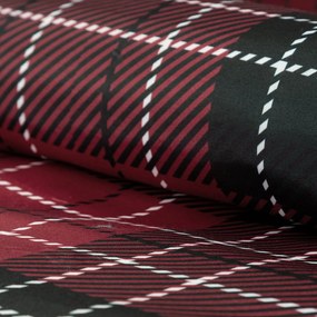 VIANOČNÉ RENFORCÉ OBLIEČKY NOELLIE 140X200 CM, 1 KS 70X80 CM VZOROVANÉ