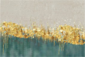 Obraz - Textúra so zlatým dekorom (90x60 cm)