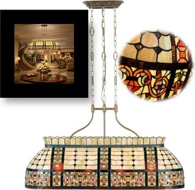 Luster do obývačky - hotela - reštaurácie Tiffany 115*34*141
