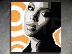 Ručne maľovaný POP Art obraz BEYONCÉ