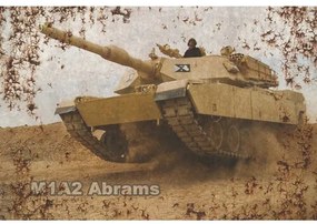 Ceduľa Tank Abrams M1A2