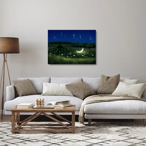 Sklenený obraz - Padajúce nebo (70x50 cm)