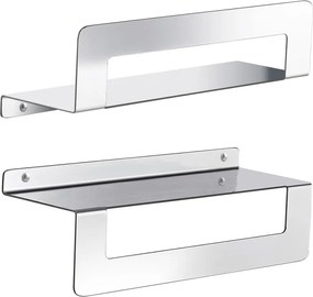 Gedy Gedy, CLEO polica s držiakem uterákov 300mm, nerez lesk, 2019133