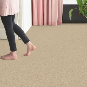 ITC, Koberec metráž Merit new 6751, na mieru, šíře 4m, béžová, ab (mriežka), chodba / predsieň