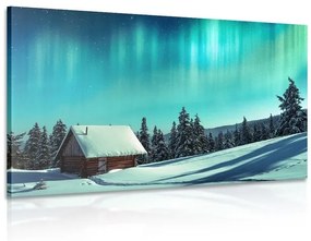 Obraz rozprávková zimná krajina - 120x80