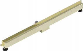 Mexen Flat nerezový sprchový žľab na stenu 110 cm vzor 2v1, zlatá, 1530110