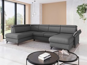 XXXLutz SEDACIA SÚPRAVA, textil, tmavosivá Sit & More - Sedačky - 00014402589N