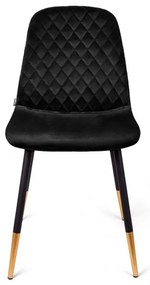 Stolička NOIR zamatová čierna SS22 933466