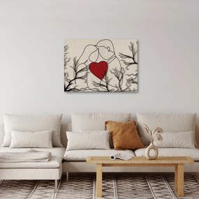Obraz - Zamilovaný pár (70x50 cm)