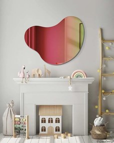 Zrkadlo Plama no.5 Rainbow Rozmer: 110 x 89 cm