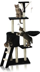 Škrabadlo pro kočky Hawaj 138 cm černá