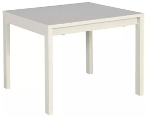 Konferenčný stolík FROST 50x50 cm, krémový