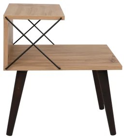 Nočný stolík CROSS 55x50 cm hnedá