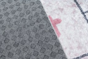 Detský koberec EMMA - Skákací panák - ružový