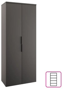 Skriňa, antracit, ADAPO ADP01