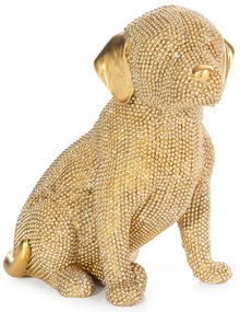 DEKORAČNÁ SOŠKA ELDO 14X9X16 CM ZLATÁ