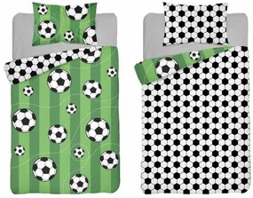 Detexpol Obliečky do postieľky 100x135 + 40x60 cm - Futbal