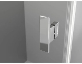 Mexen Mist-H Duo, 2-krídlový výklopný sprchový kút 100 x 120 cm, číre sklo, chrómový profil, 8A5-100L-120P-01-00