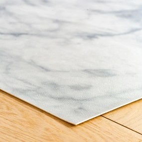 Vinylový koberec s motívom bieleho mramoru 4 veľkosti na výber, z toho 1 skutočne veľká.