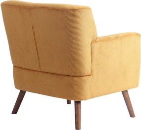 Kreslo Kioni látka cord - oranžová