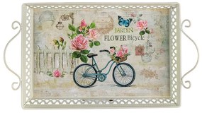 Kovová tácka Bicycle 41x23x4,5/9cm