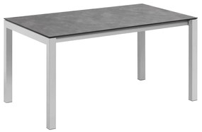 Cubic HPL rozťahovací stôl strieborný/antracit 150-210 cm