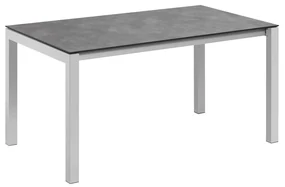 Cubic HPL rozťahovací stôl strieborný/antracit 150-210 cm