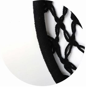 Závesné hojdacie kreslo LUNA - čierne